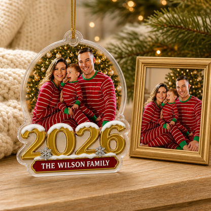 Custom Photo Christmas Family 2026