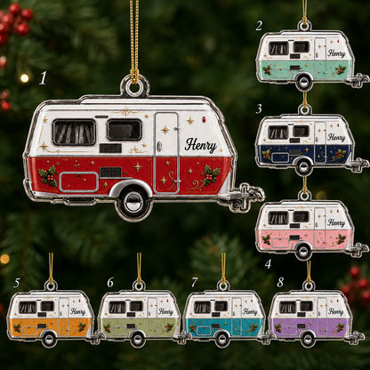 Camping Personalize Acrylic Diverse Mobile Home