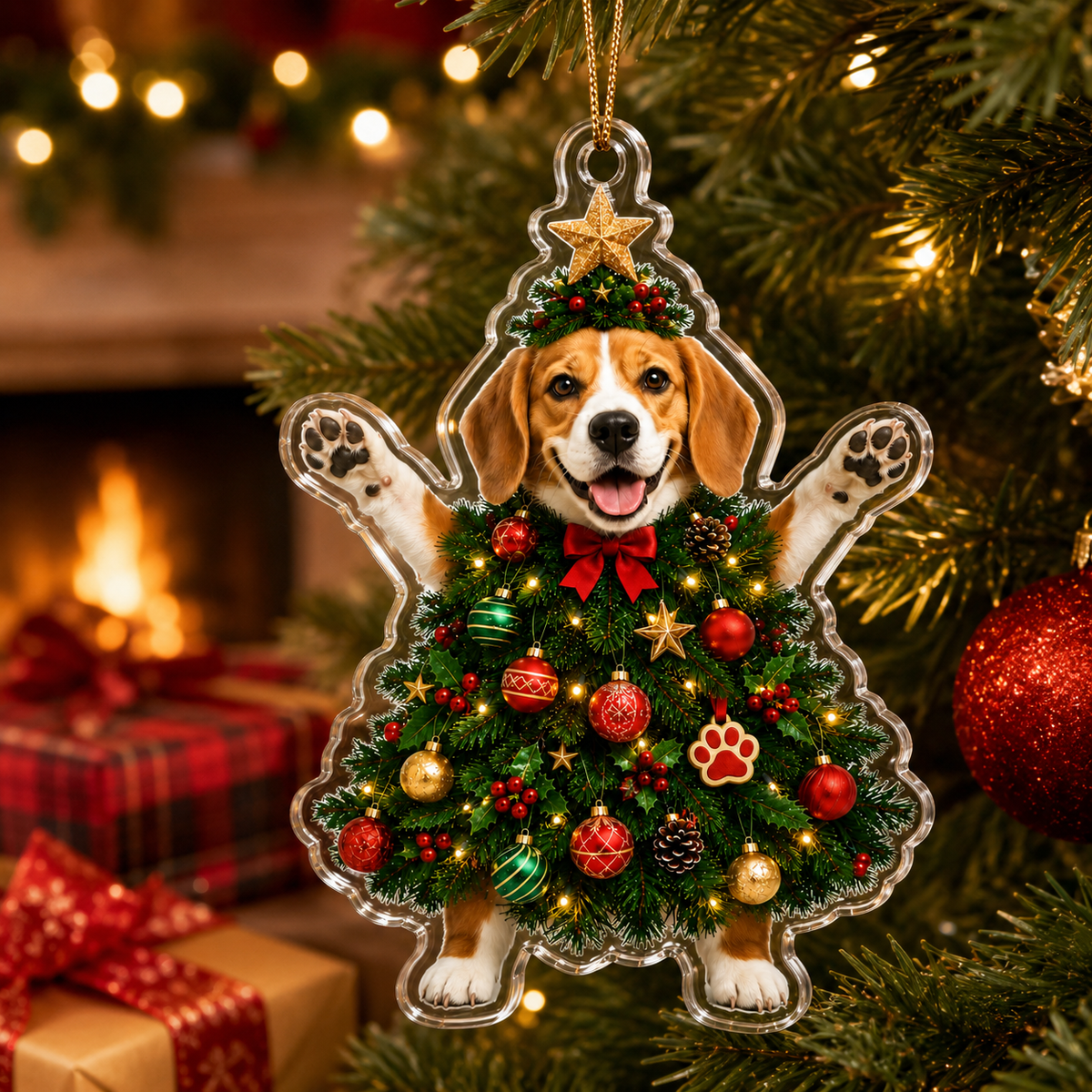 Dog Santa Tree Beagle