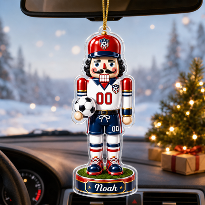 Sports Nutcracker Soccer Acrylic