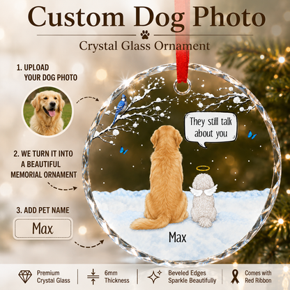 Custom Photo Dog Memorial Style 8
