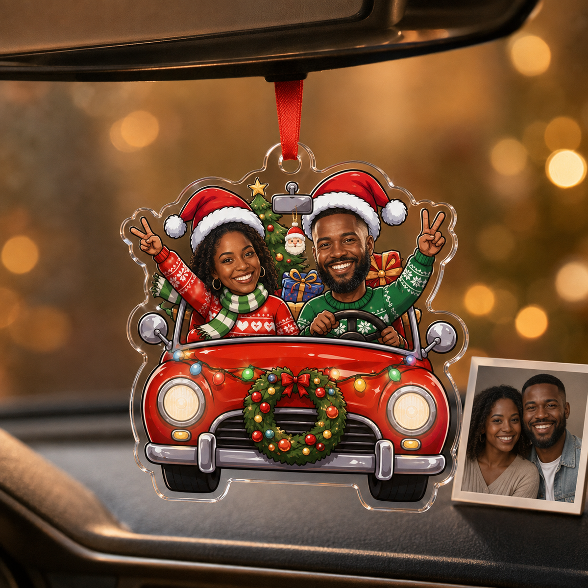 Custome Photo Couple Driving