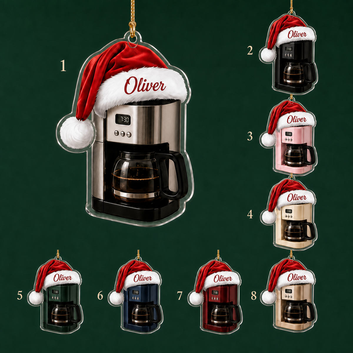 Coffee Equipment Ornament Acrylic Drip Coffee Maker TAM