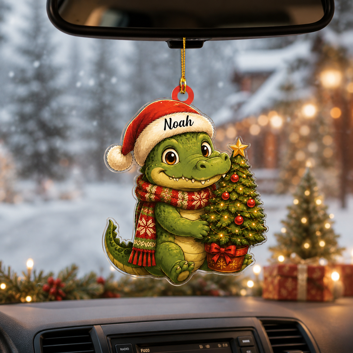 Animal Christmas Crocodile