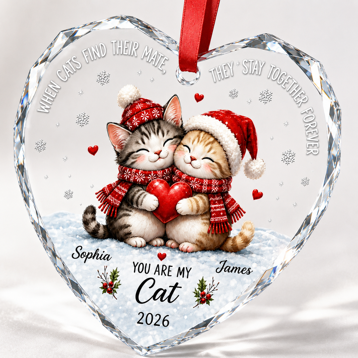 Custom Animal Couple Cat