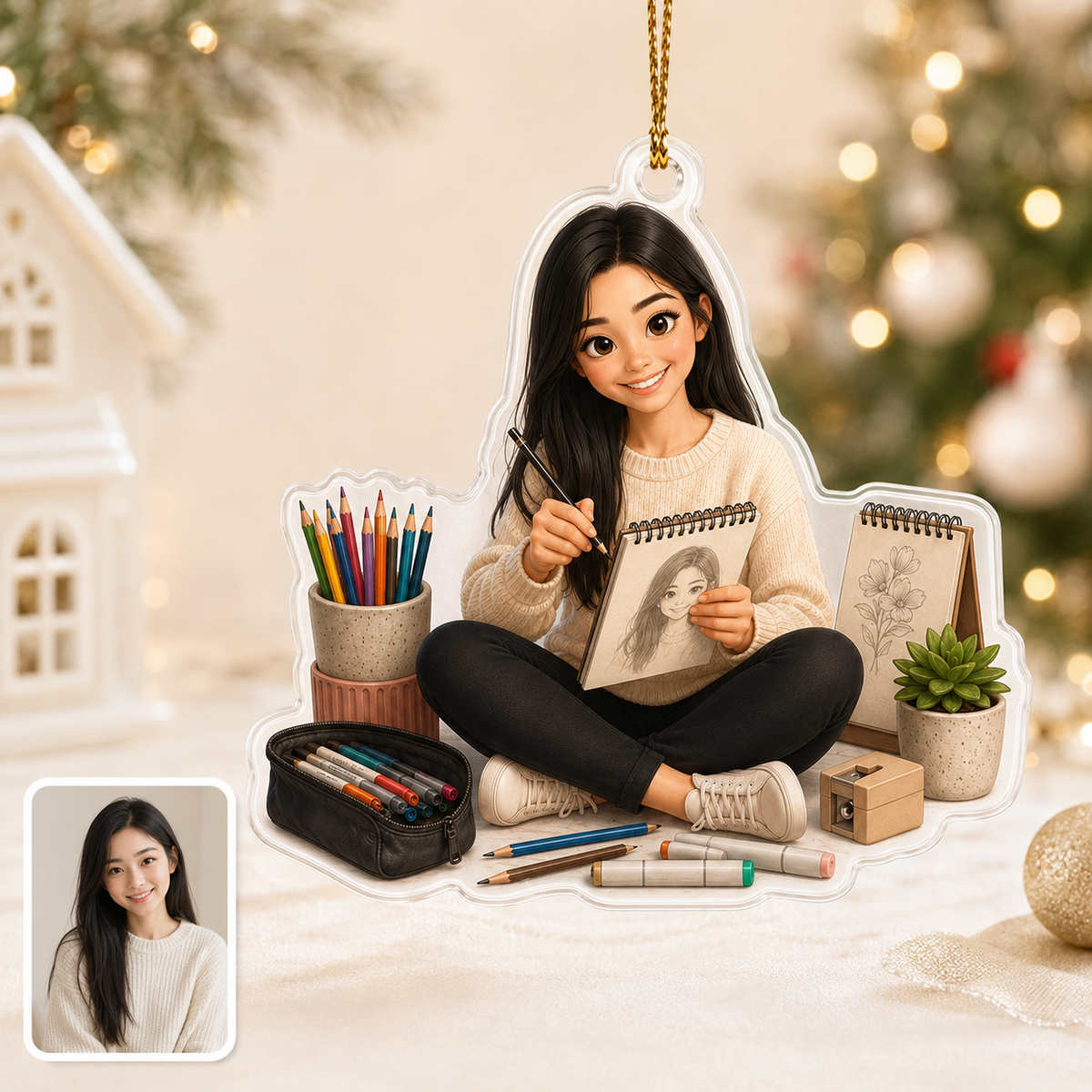 Custom Photo Hobbies Acrylic - Drawing