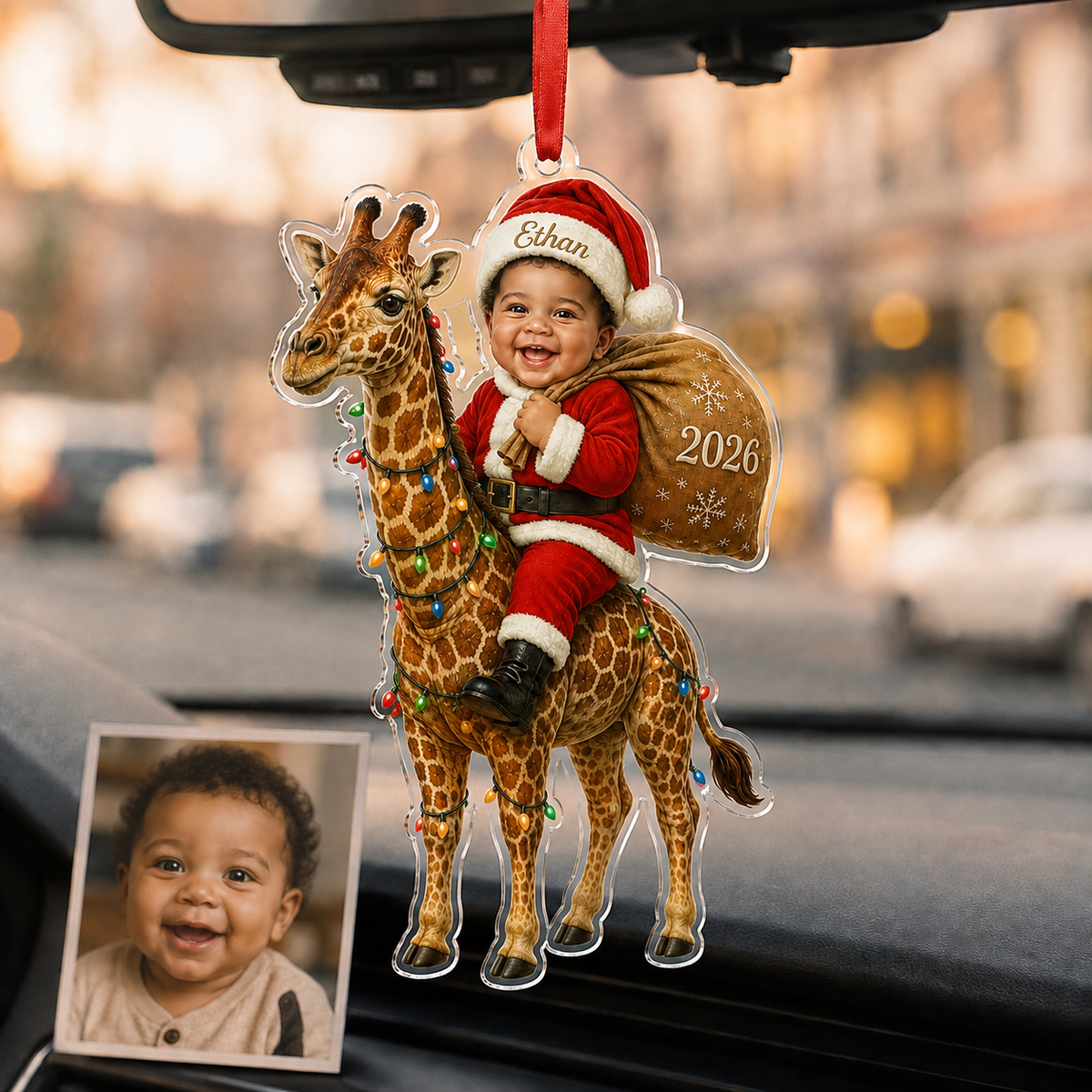 Custom Photo Baby Animal Giraffe