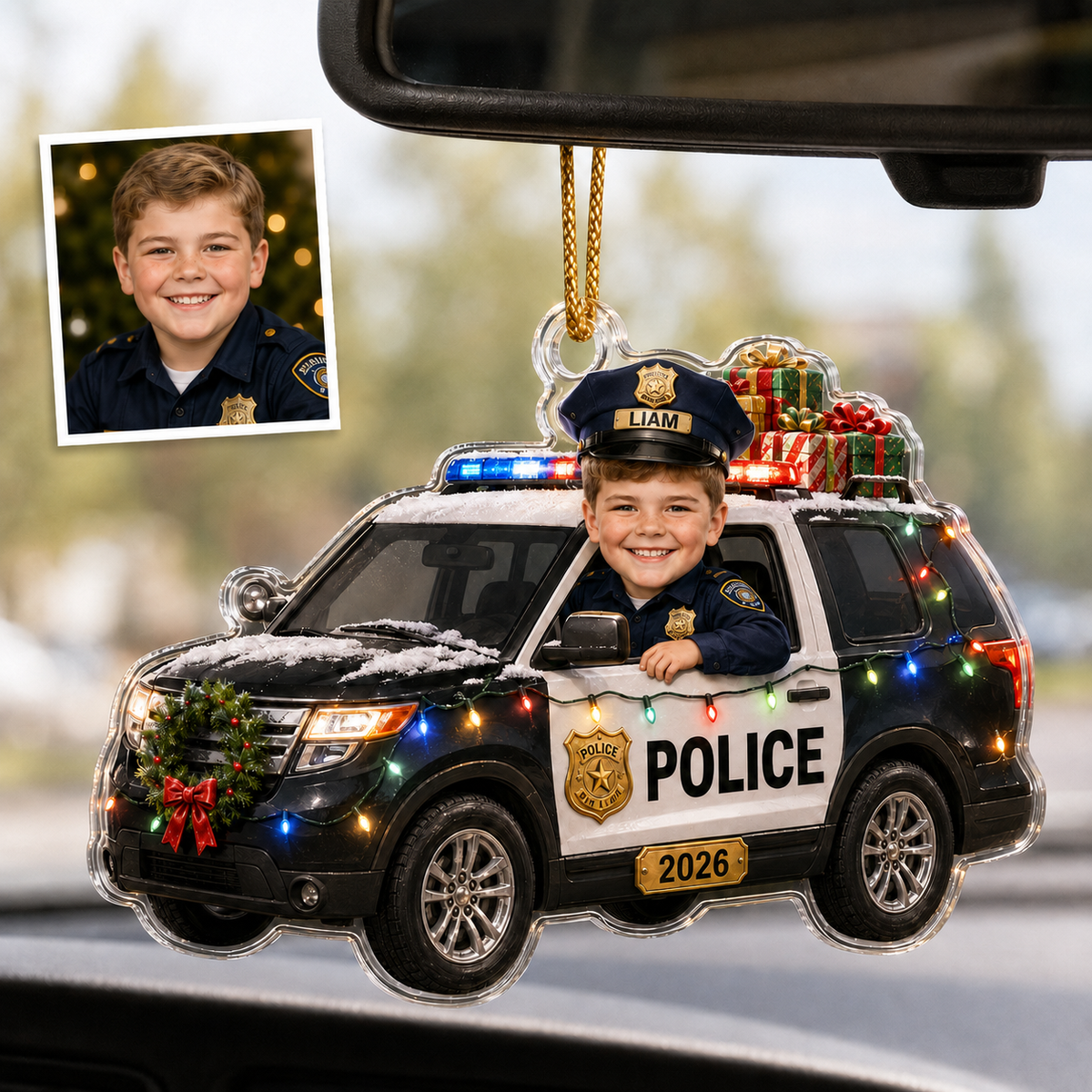 Photo Kids Police SUV