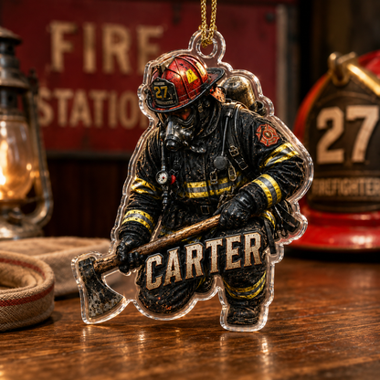Firefighter With Axe