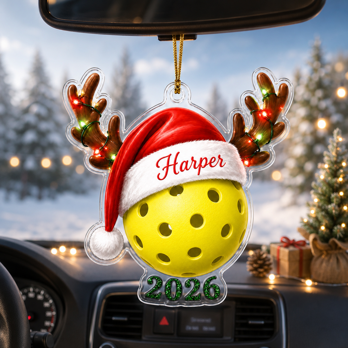 Christmas Sports 2026 Pickleball Acrylic
