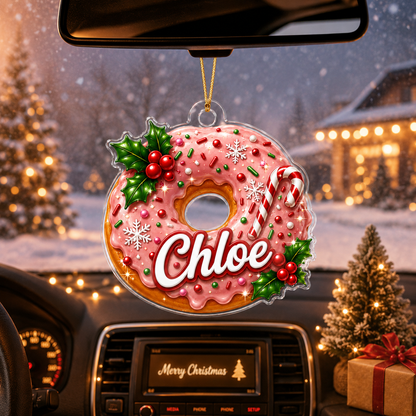 Custom Name Food Acrylic - Donut