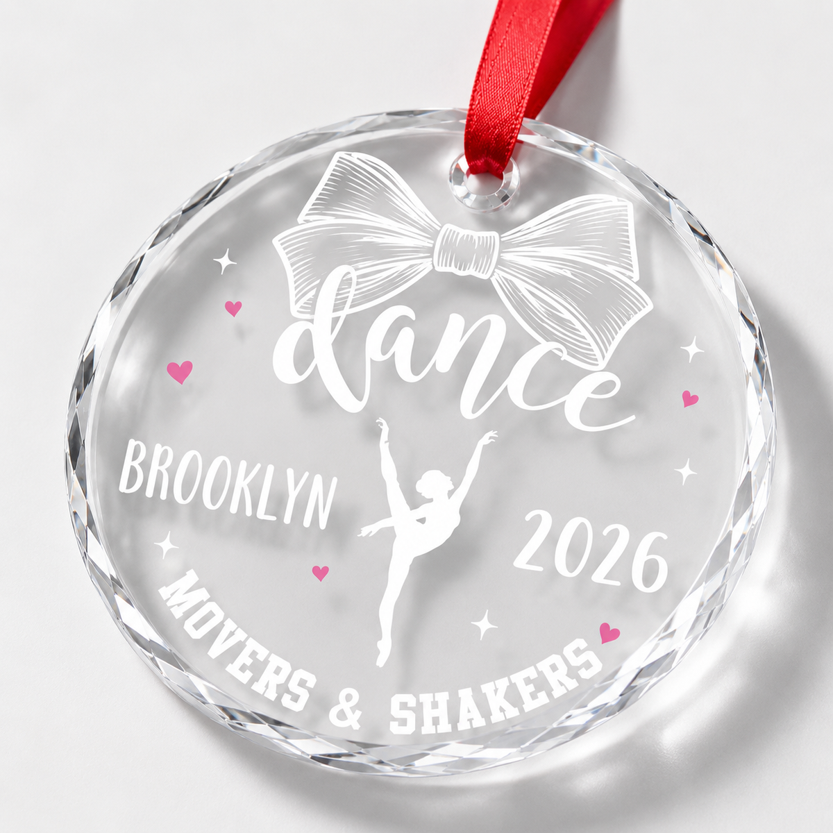 Personalized Dancing Glass Mover Shaker