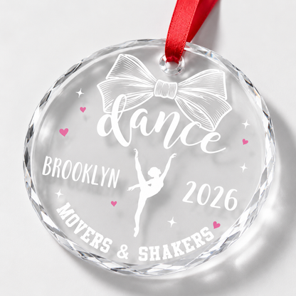 Personalized Dancing Glass Mover Shaker
