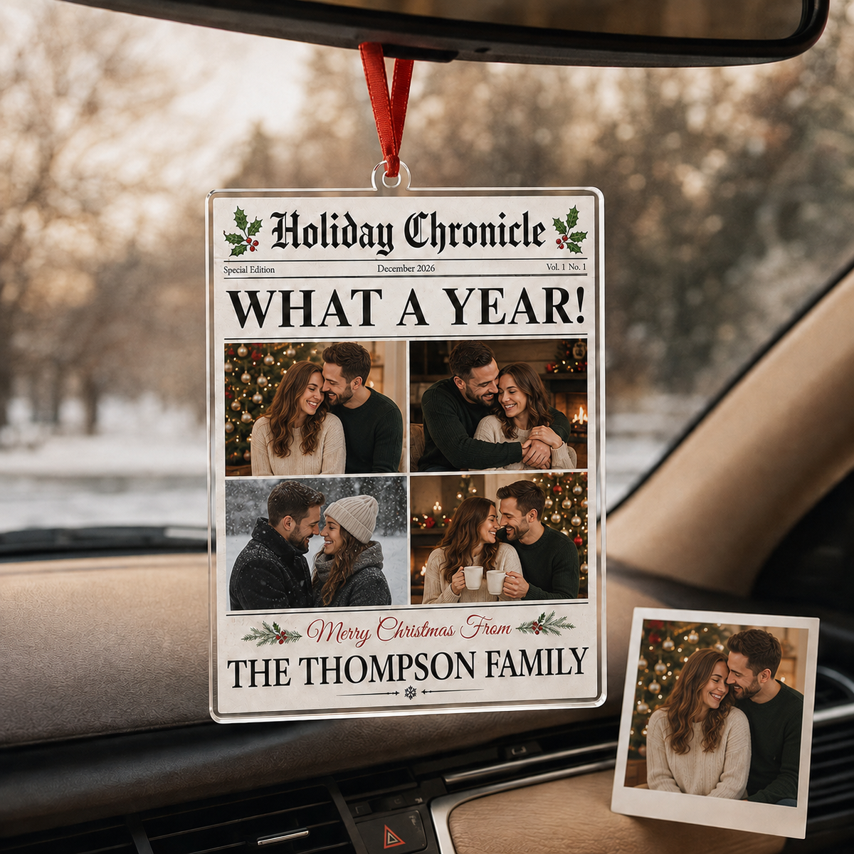 Family Photo Newspaper