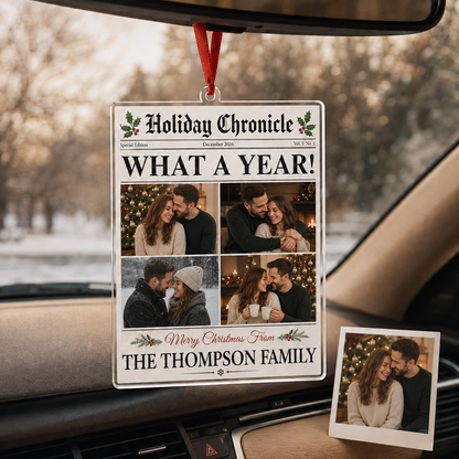 Family Photo Newspaper