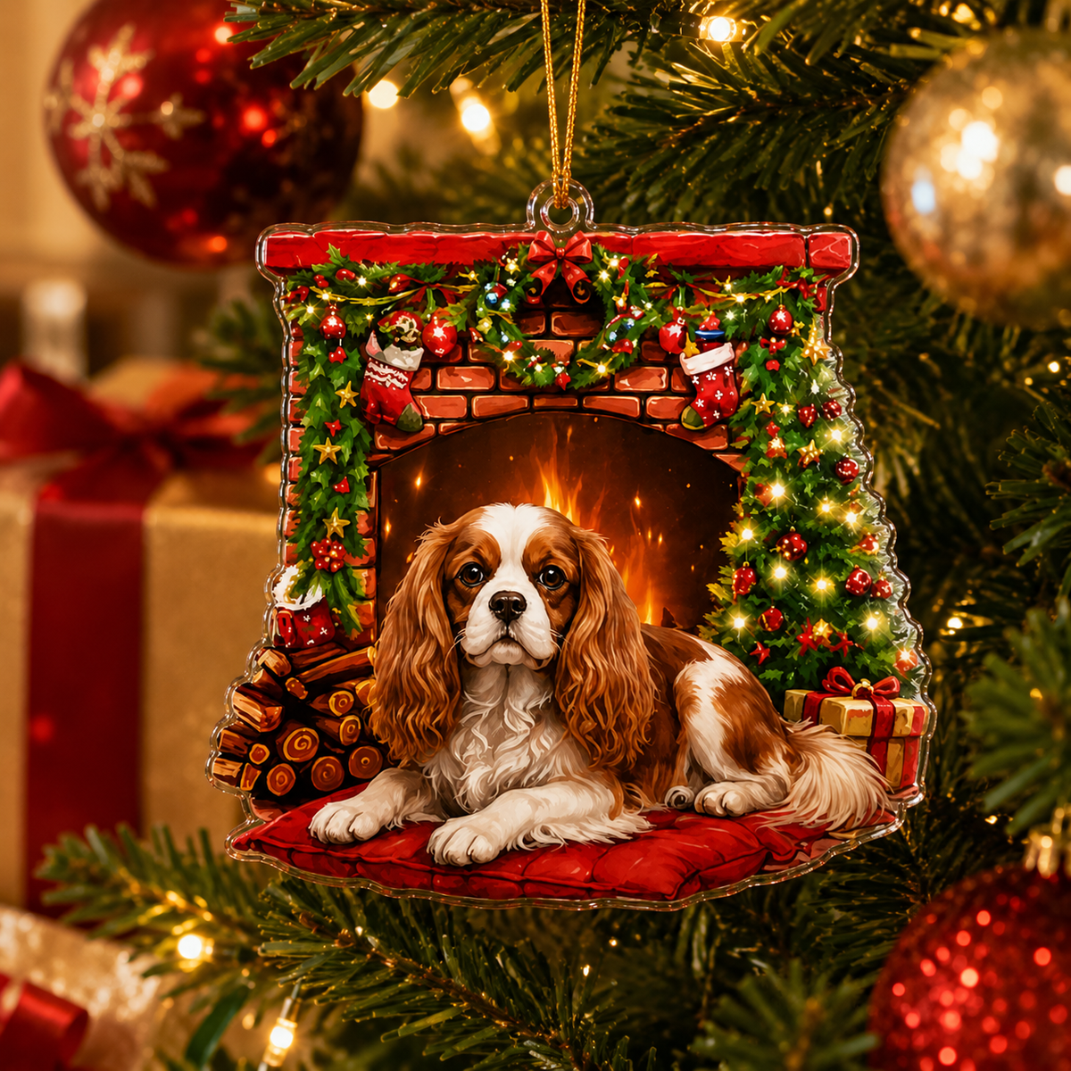 Dog Christmas Tree Spaniel