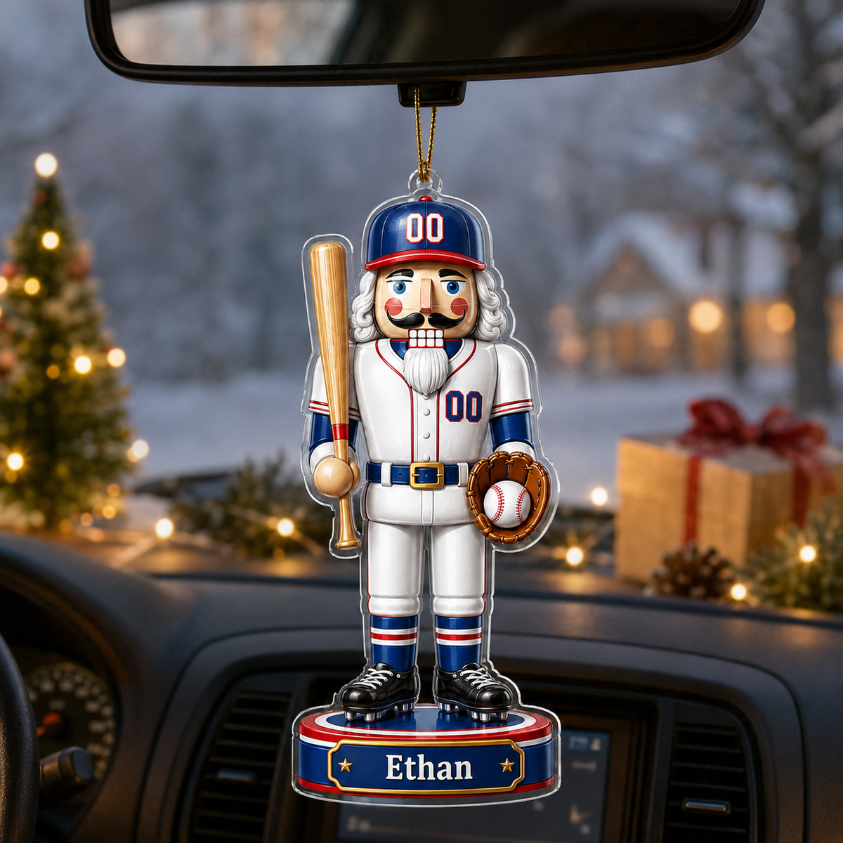 Sports Nutcracker Baseball Acrylic