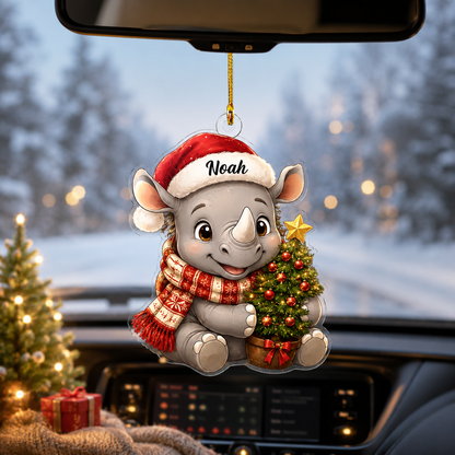 Animal Chrismas Rhino