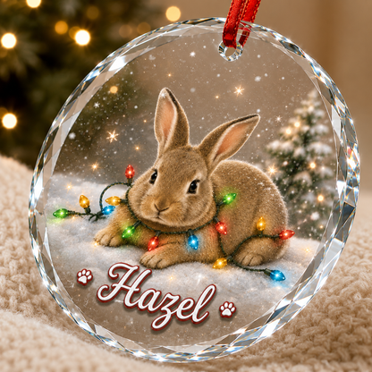Glass Animal Led Light Rabbit
