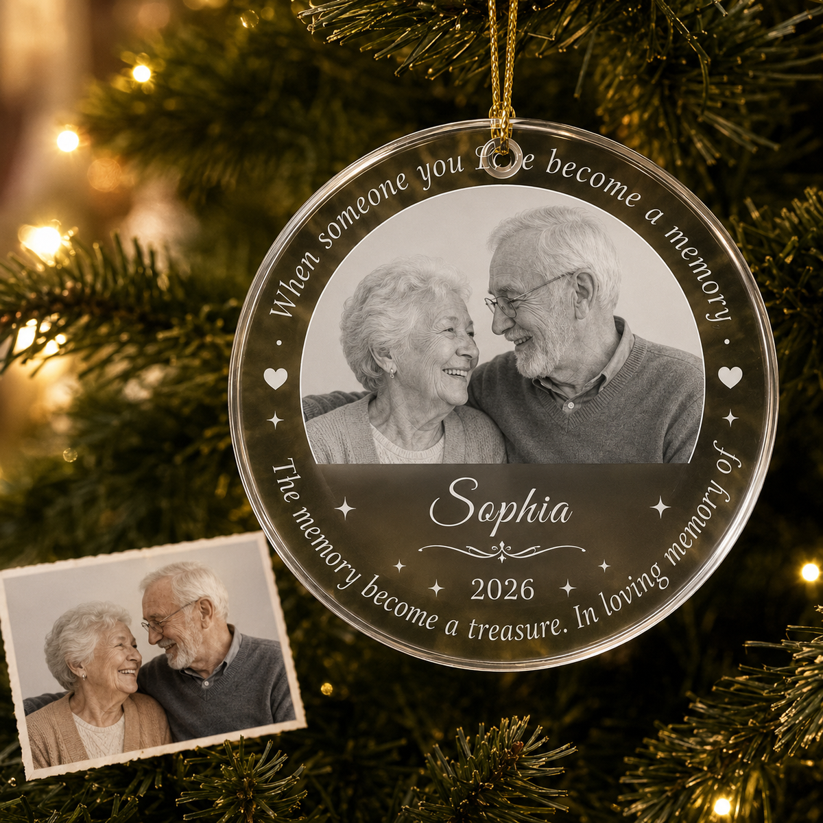 Custom Photo Love Becomes A Memory