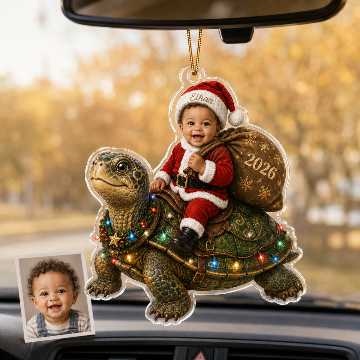 Custom Photo Baby Animal Giant Turtle