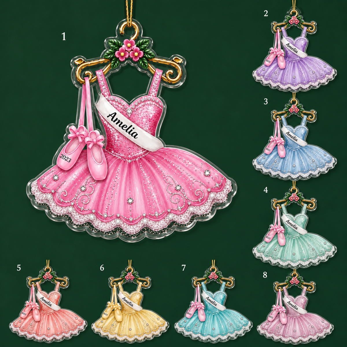 Ballet Custom Name Acrylic 1