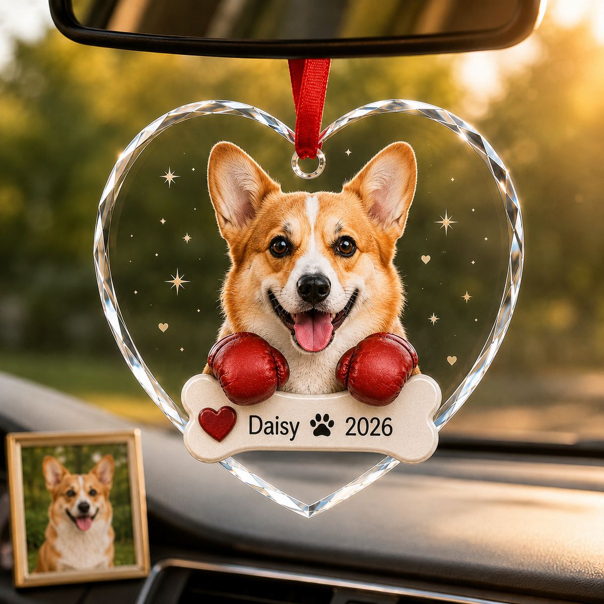 Custom Photo Dog With Boxing