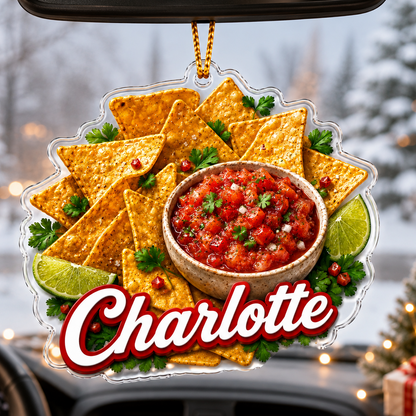 Breakfast Custom Name Tortilla Chips Acrylic