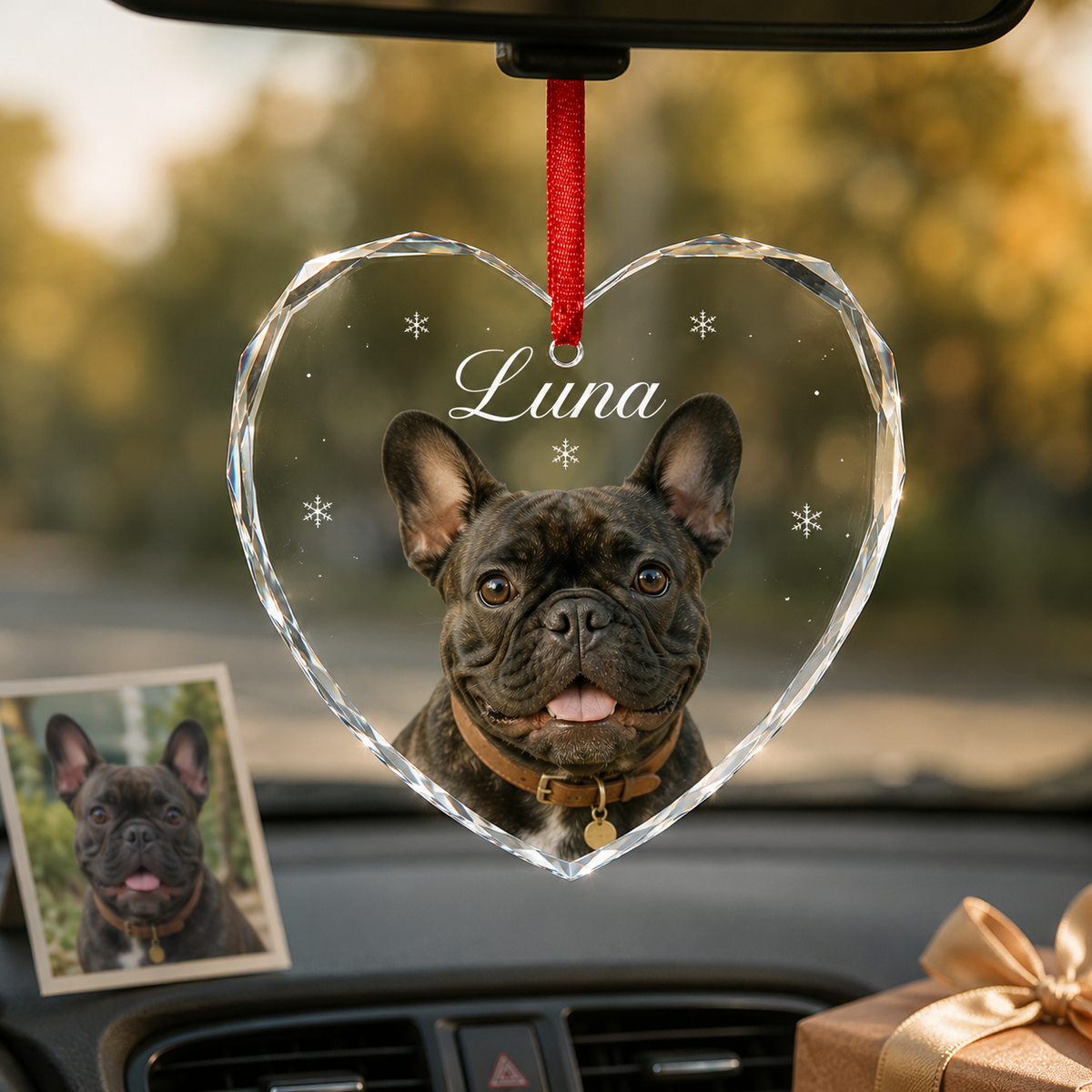 Custom Photo Dog Xmas Style 13