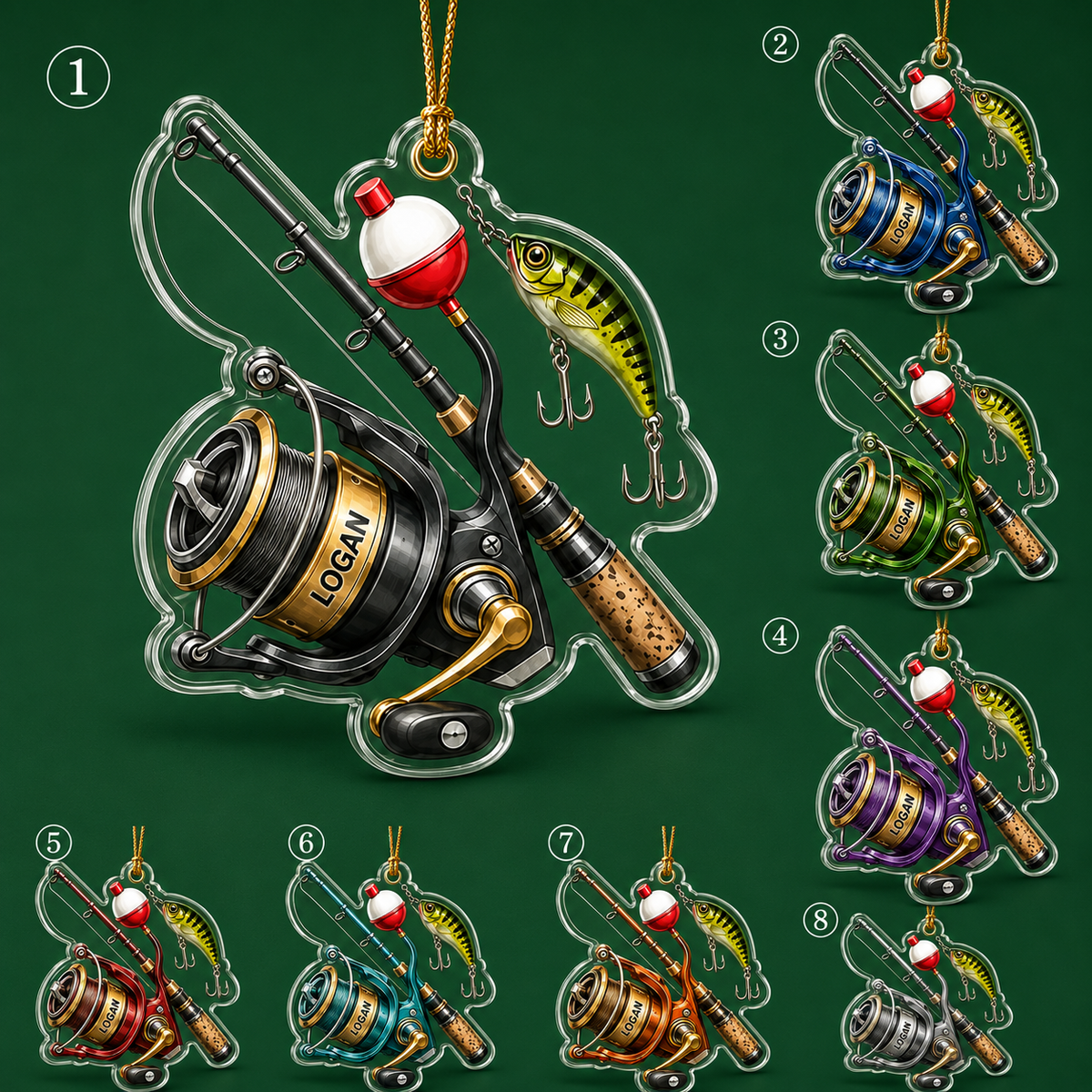 Fishing Acrylic Style 2