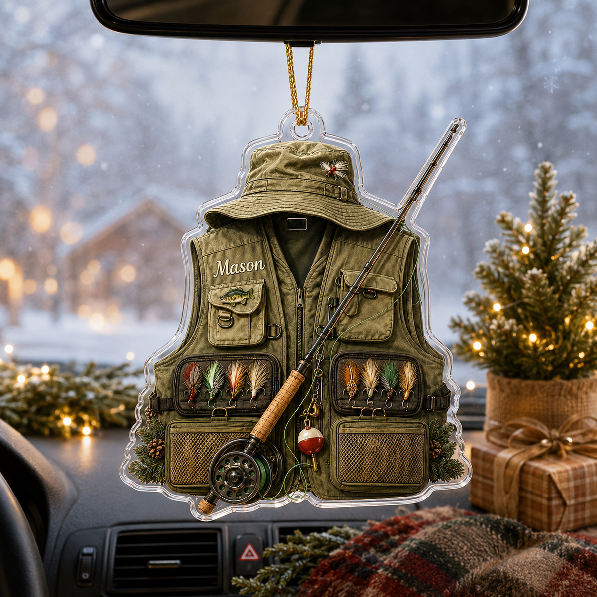 Personalized Fishing Vest Acrylic
