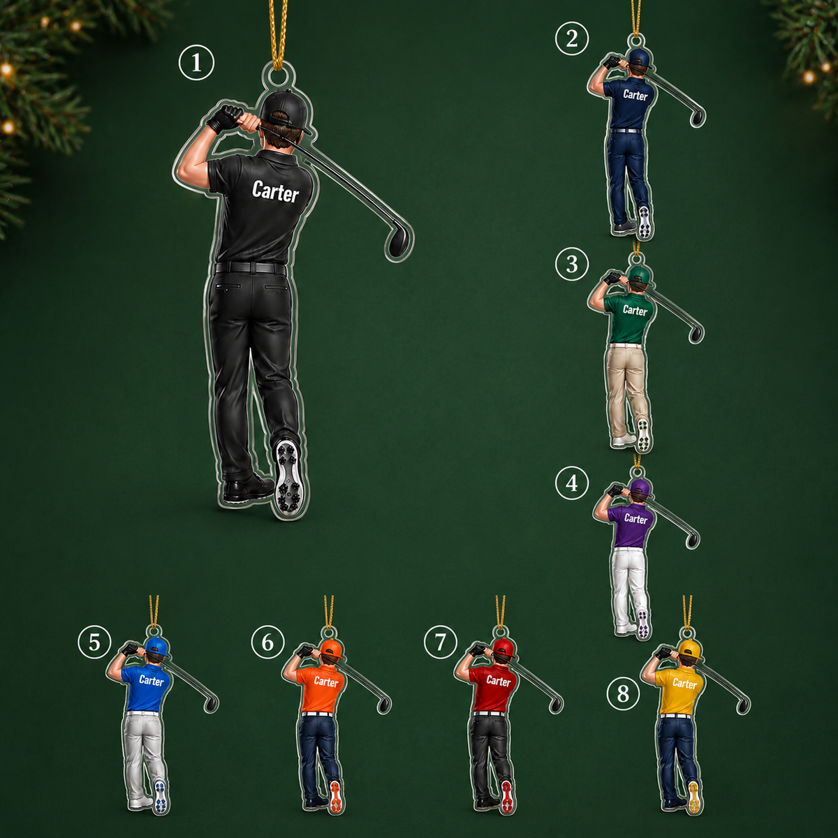 Golf Acrylic Style 9