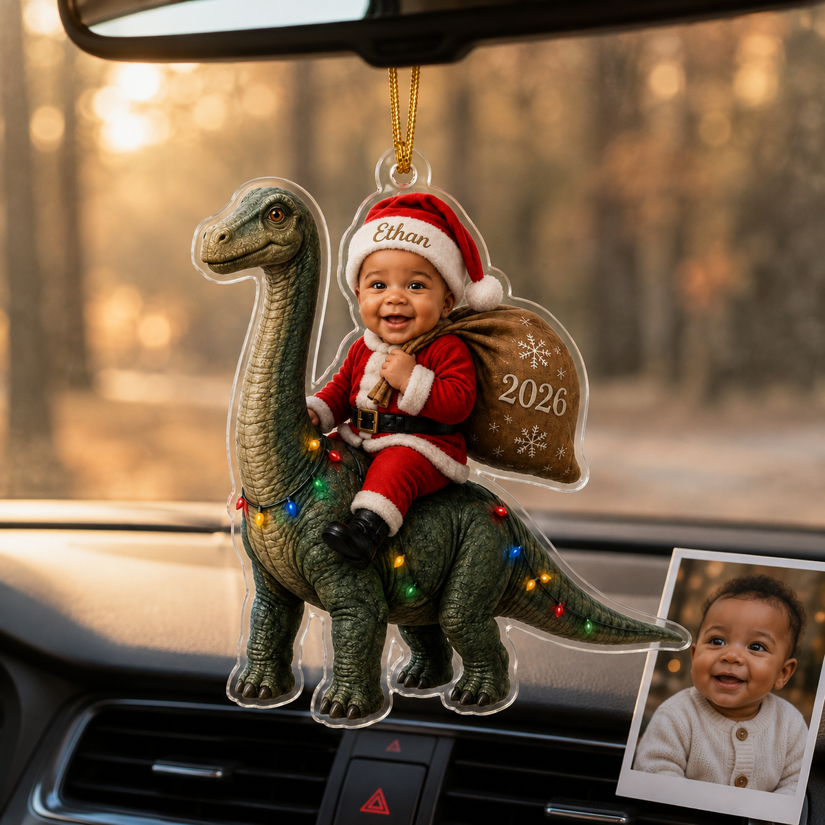 Custom Photo Baby Animal Brachiosaurus