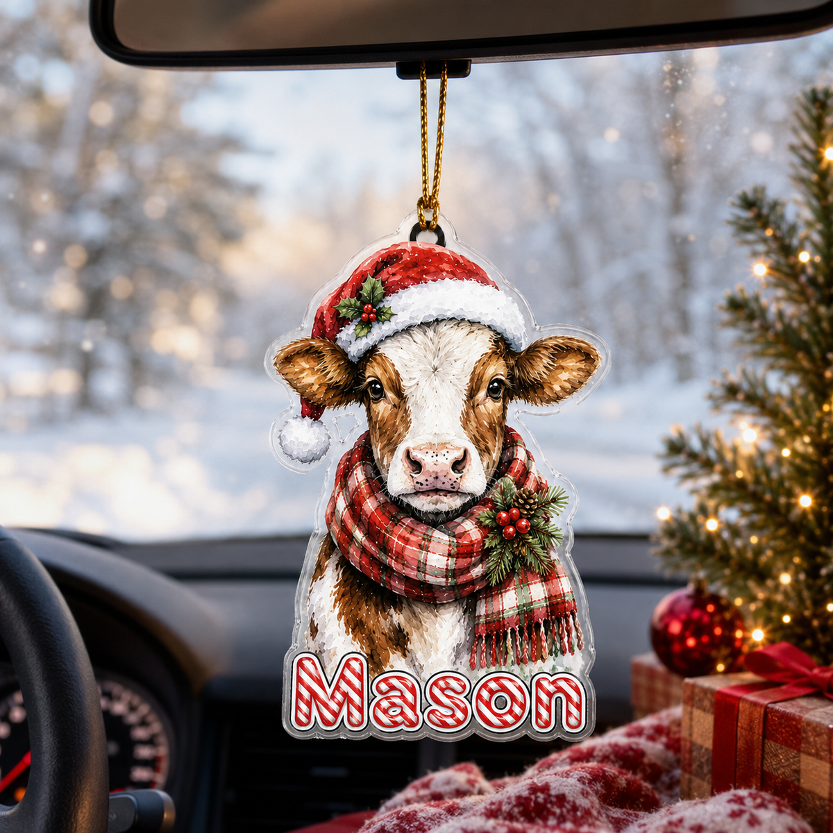 Christmas Farm Animal Cow