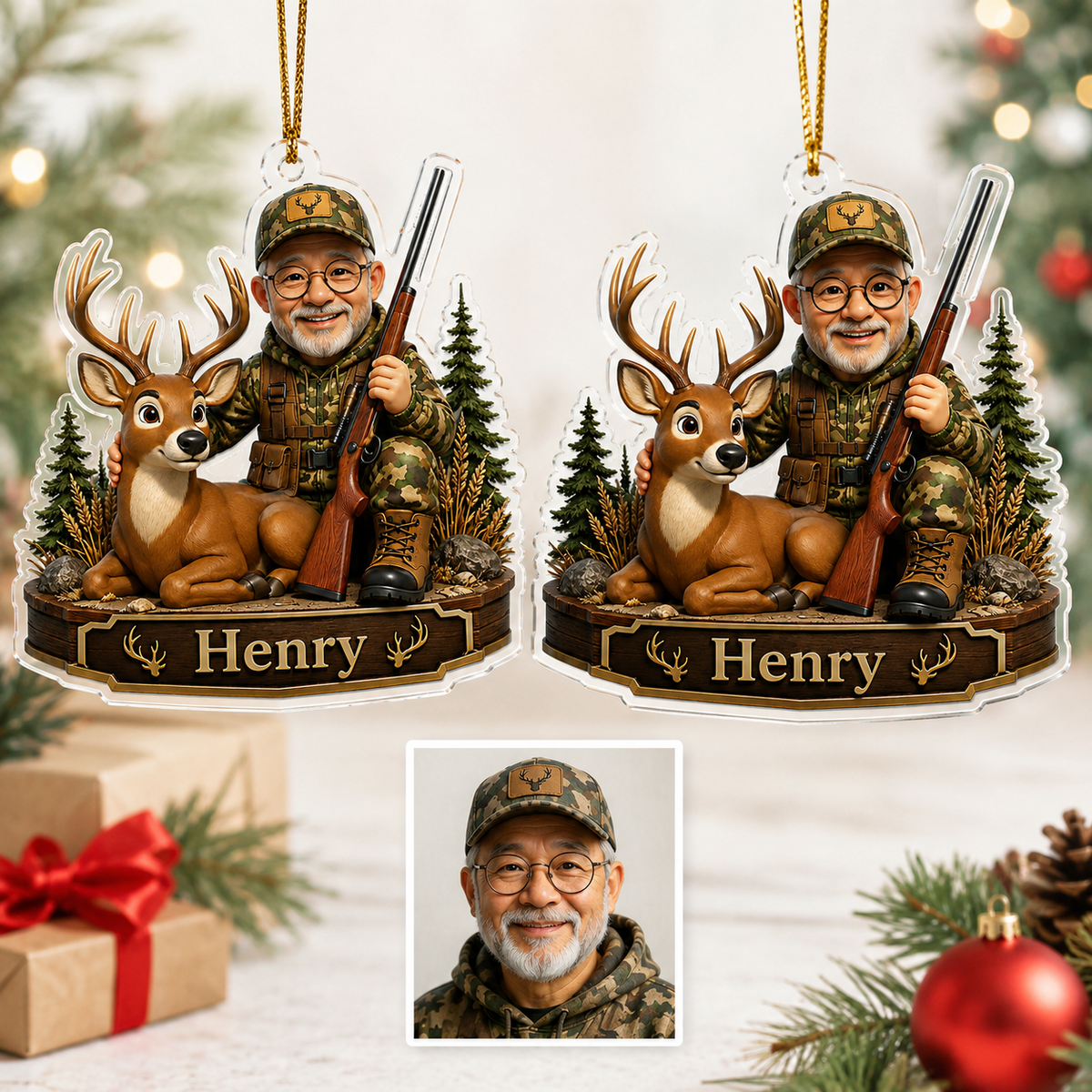 Personalized Hunting Buck Companion Acrylic