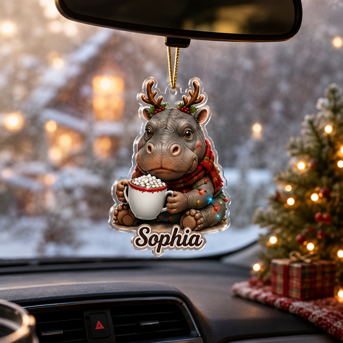 Christmas Animal Hippo