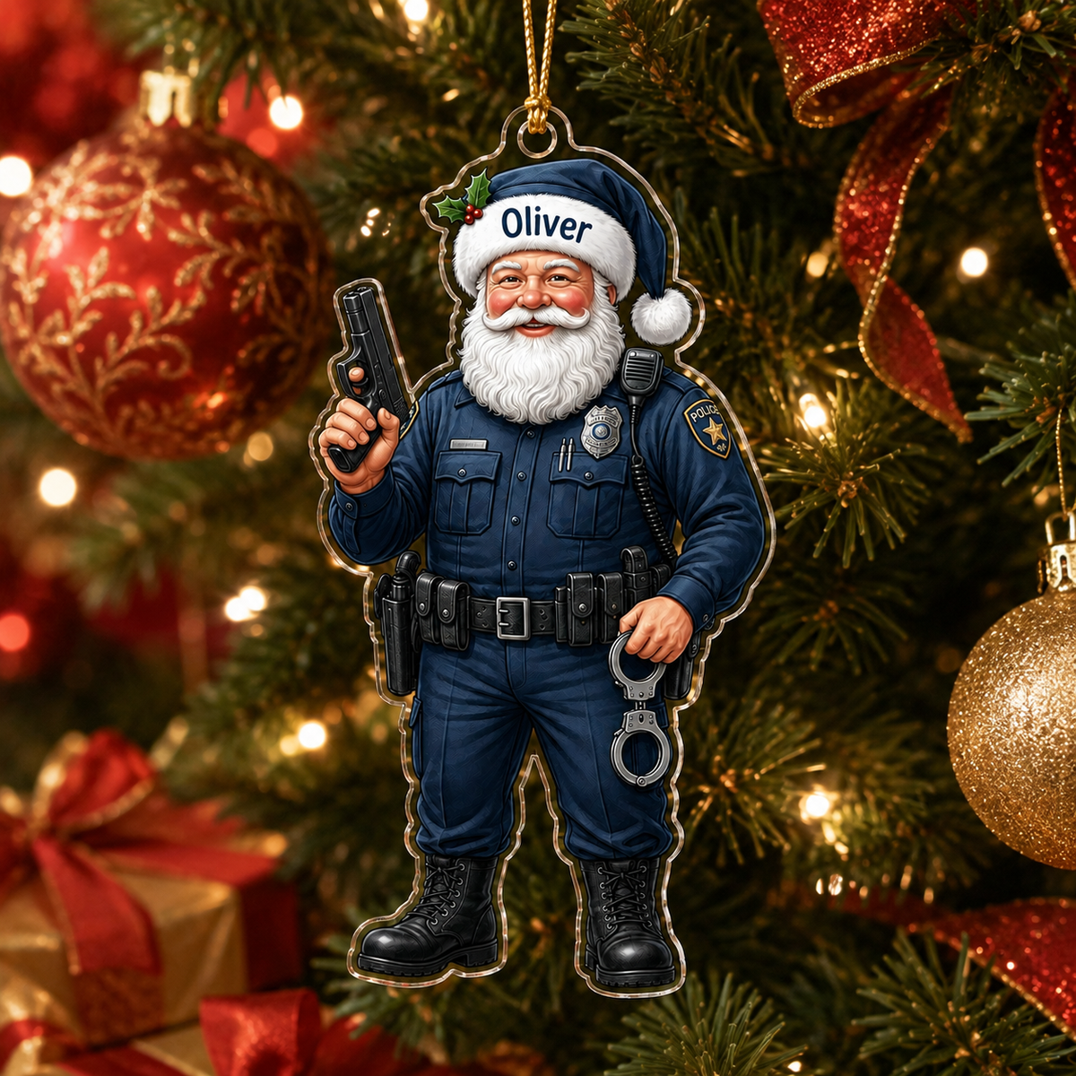 Police Santa In Uniform S1