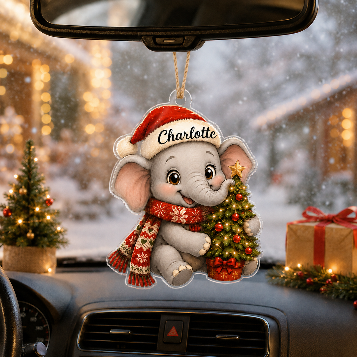 Animal Christmas Elephant