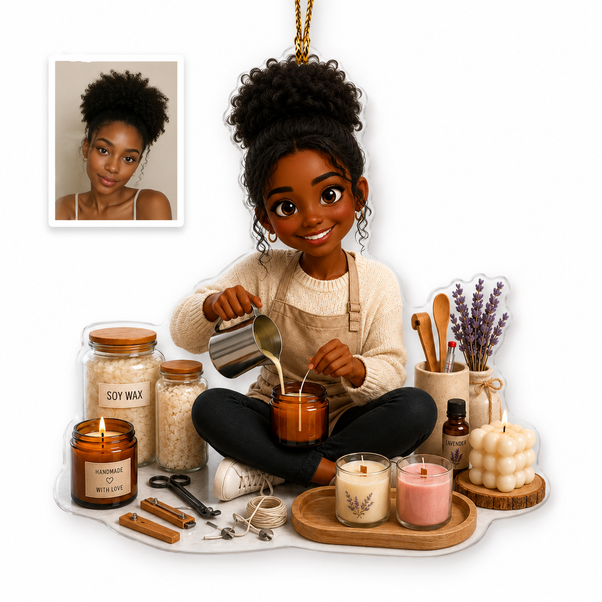 Custom Photo Hobbies Acrylic - Candle Making