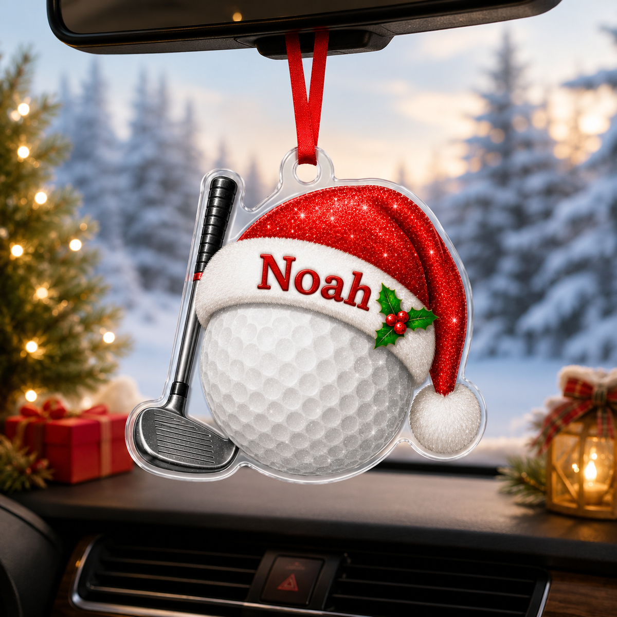 Sport Custome Name Acrylic Golf