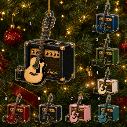 Guitar Custom Name Acrylic - Acoustic Guitar Amplifier