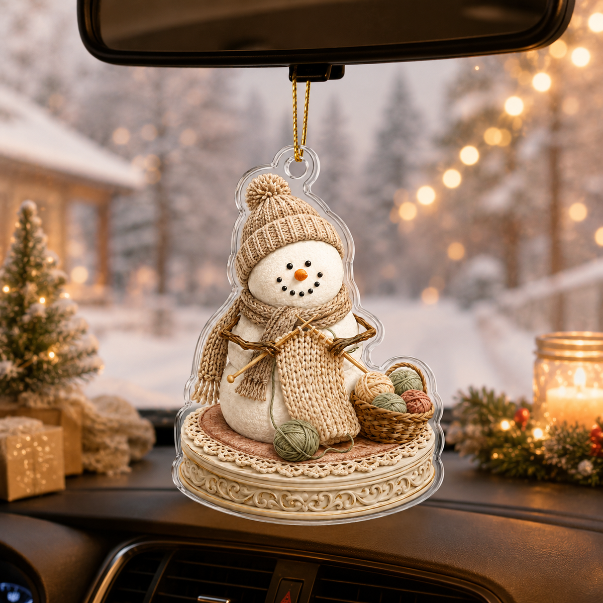 Snowman Hobbies Acrylic Knitting