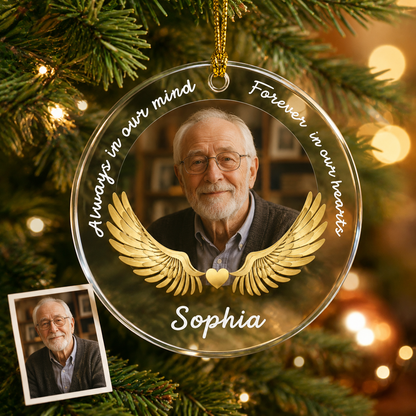 Custom Photo Golden Angel Wings Photo