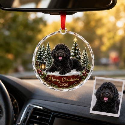 Custom Photo Dog Xmas Style 9