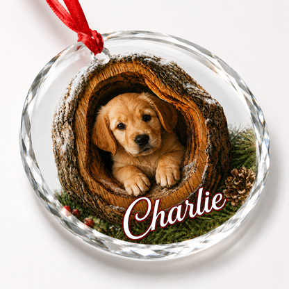 Glass ornament Animal Dog