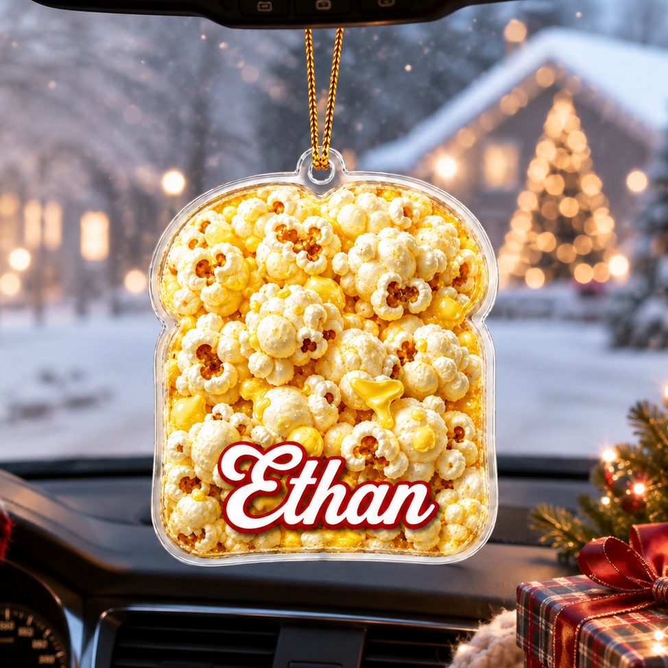 Breakfast Custom Name Buttered Popcorn Acrylic
