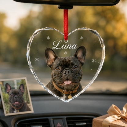 Custom Photo Dog Glass Dog With Friend