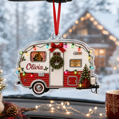 Camping Personalize Acrylic Cute Mobile Home