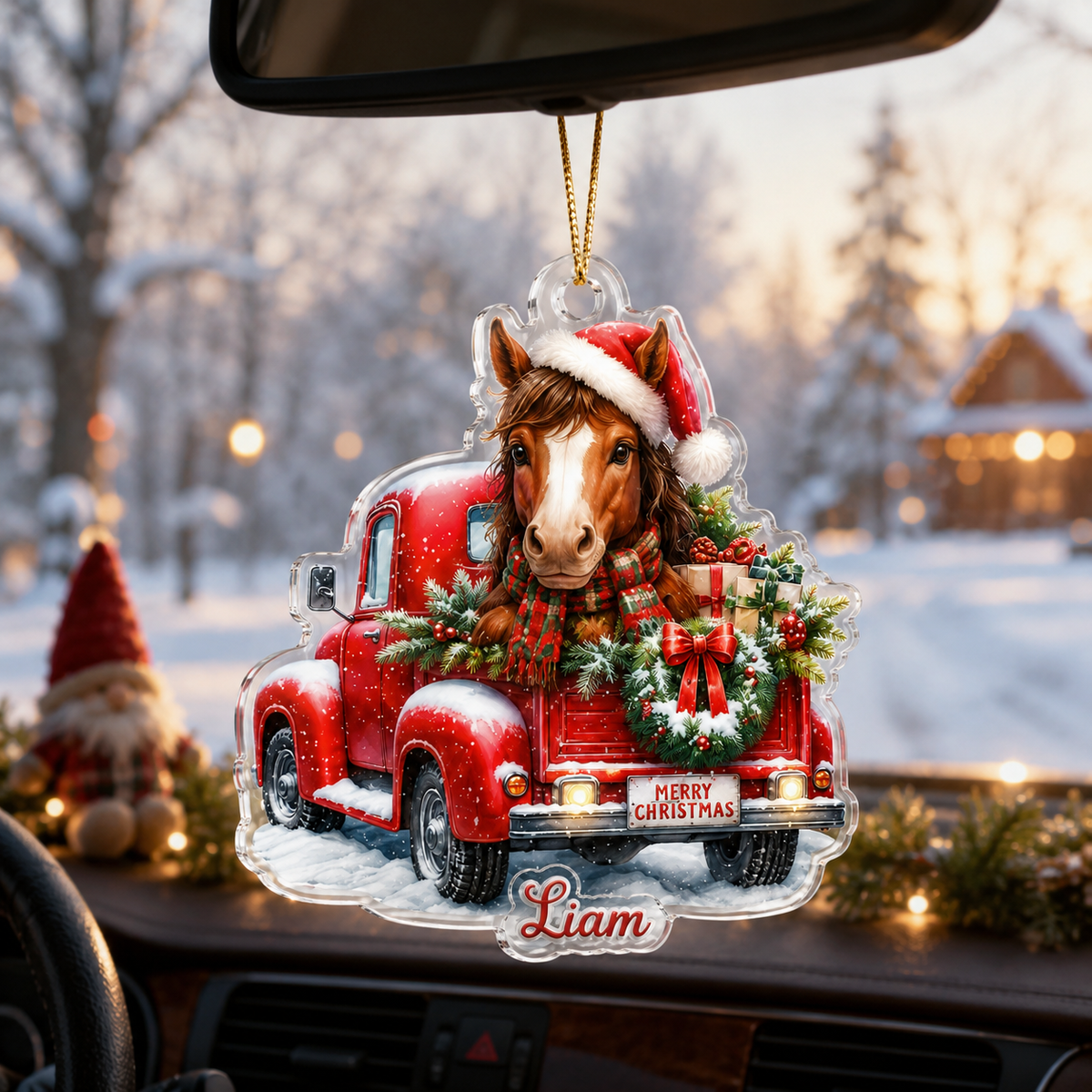 Christmas Farm Horse