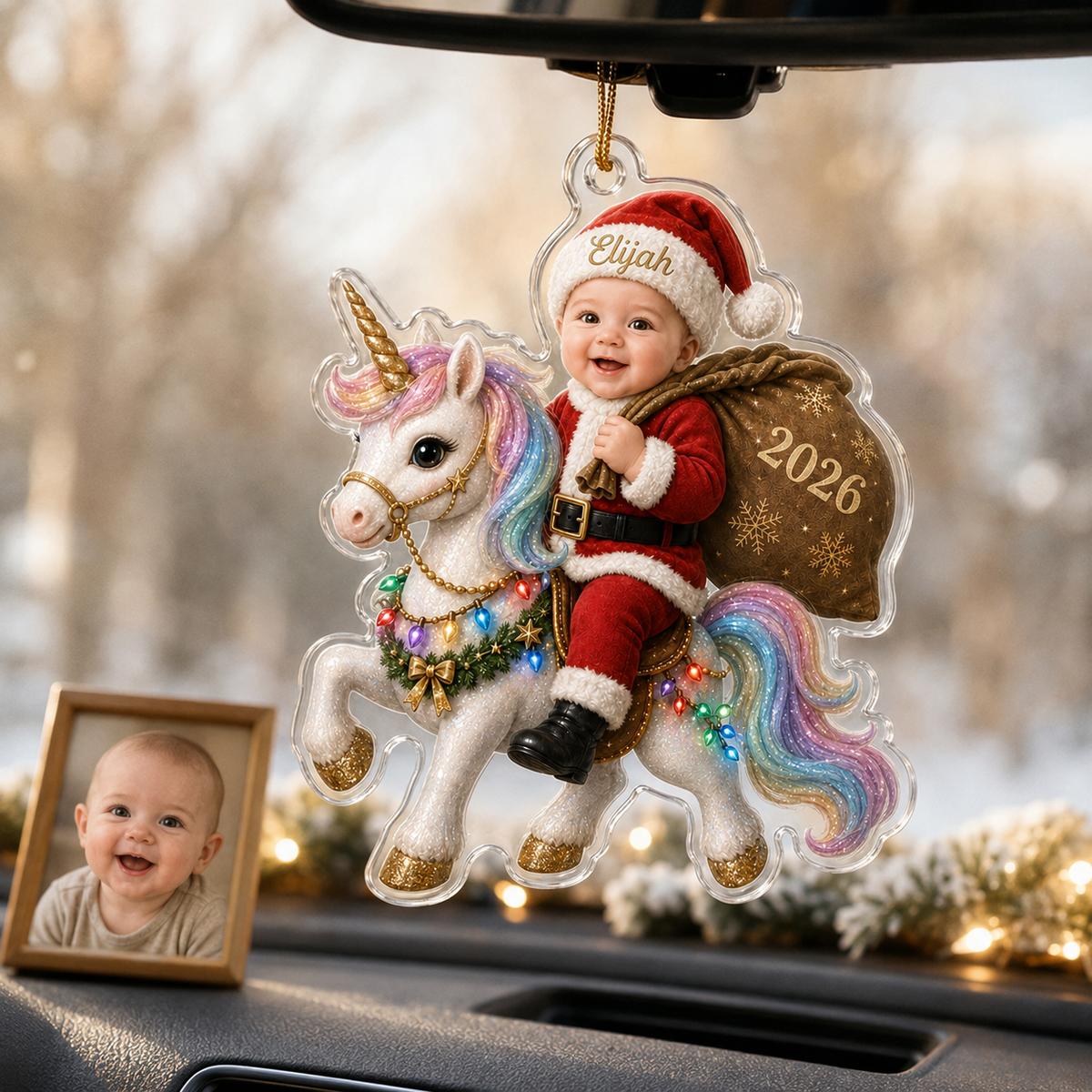 Custom Photo Baby Animal Unicorn